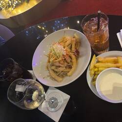 Late night snack - Calamari and chips