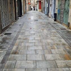 Die Gassen sind auch nicht überfüllt