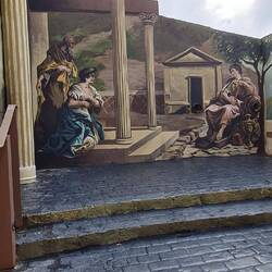 Die bemahlten Treppen von Cartagena