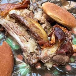 Nix für Vegetarier, aber lecker. Mechoui