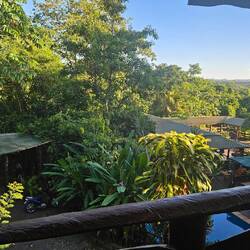 Aussicht von unserem Balkon