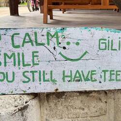 There's a bit of wisdom here! Esp in a developing country where dental care is a luxury 😆