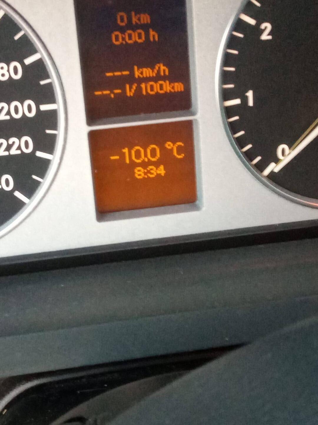 Heute morgen bei der Abfahrt