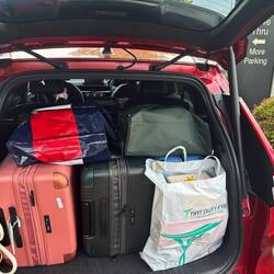 Managed to squish everything into the boot