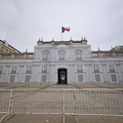 der gerade in Restauration befindliche Präsidentenpalast