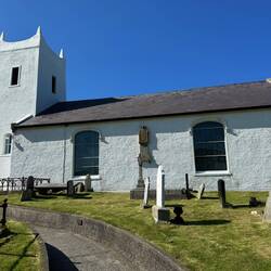Old church at the harbour.
