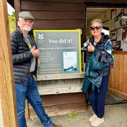 We could get a certificate but we settled for a photo.