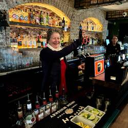 Oh oh they've let Karry behind the bar!