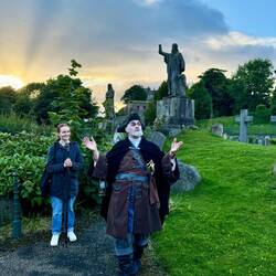 He was in full swing.