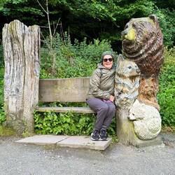 Millie and the wildlife.