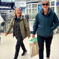 Arriving back at Stirling by train this time.