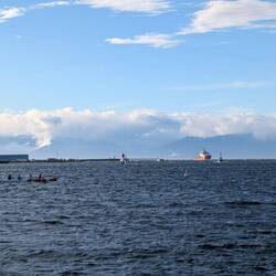Definition of grit is paddling on the ocean, into a strong wind in January in Victoria Harbour!