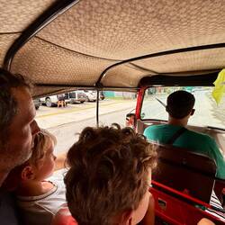 Unterwegs im Tuktuk