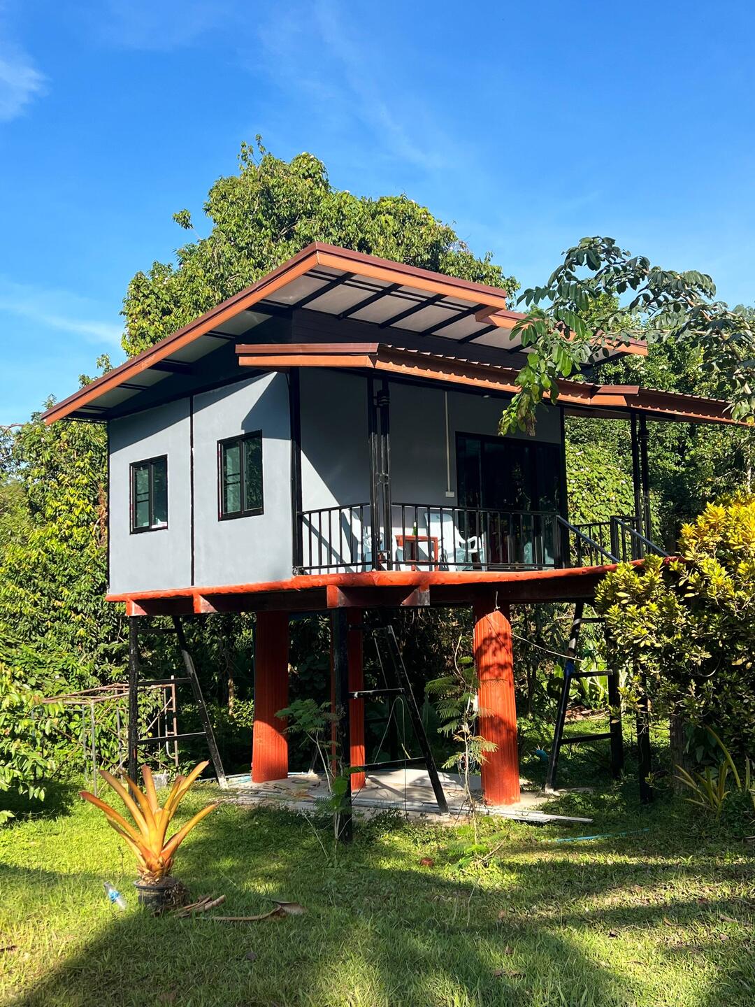 Ferienhäuschen um die Ecke