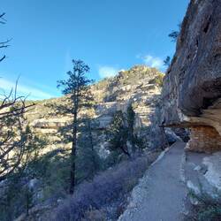 Da ganz hoch mußte man wieder.