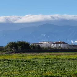 Fernsicht auf den Serres de Cardo-el Boix (Naturschutzgebiet).