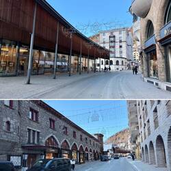 Fahrt durch das mondäne St. Moritz.