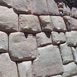 Inca masonry work.