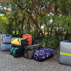 das Gepäck steht bereit