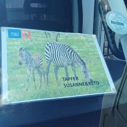 hier steht unser Gefährt