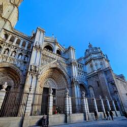 Toledo Cathedral. Hard to photograph something this big with other renaissance buildings so close!