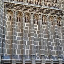 Relics/symbol of victory. Originally shackles on Christian prisoners before Christians took over.