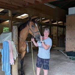 Katja and her horse Vivi.