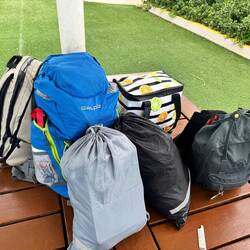 Ein wenig Gepäck für 2 Tage 😳😳