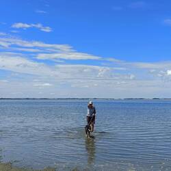 Petite baignade pour Gaia
