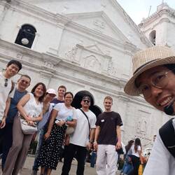 Nach dem nächsten Selfie geht es dann zum gemeinsamen Mittagessen.