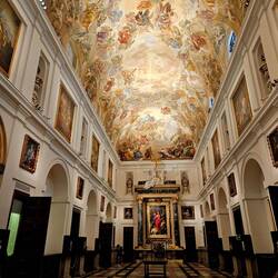 Sacristy. See why Charlie compares it to the Sistene Chapel?