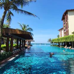 Vue depuis le lobby de l'hôtel 😍