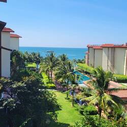 Whaooo voici la vue de notre chambre, la 407 que l'on a eu à 13h30 🤩