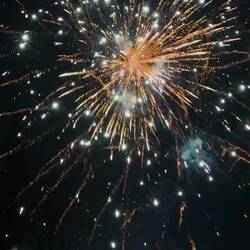 New year fireworks