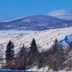 Im Augenblick versteckt der Brocken sich noch (rechts oben)