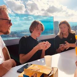 Plausch auf dem Hoteldach 🌞