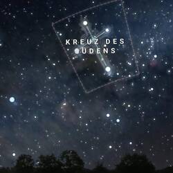 Kreuz des Südens unterhalb des Sternbild Centauer