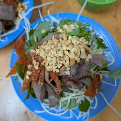 Papayasalat mit Beef