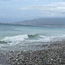 ..unser Blick auf Kalamata vom neuen Standort