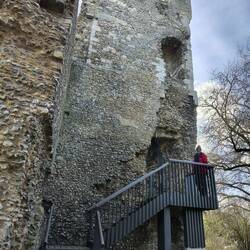 West Tower, Bishop's Waltham Palace ruins