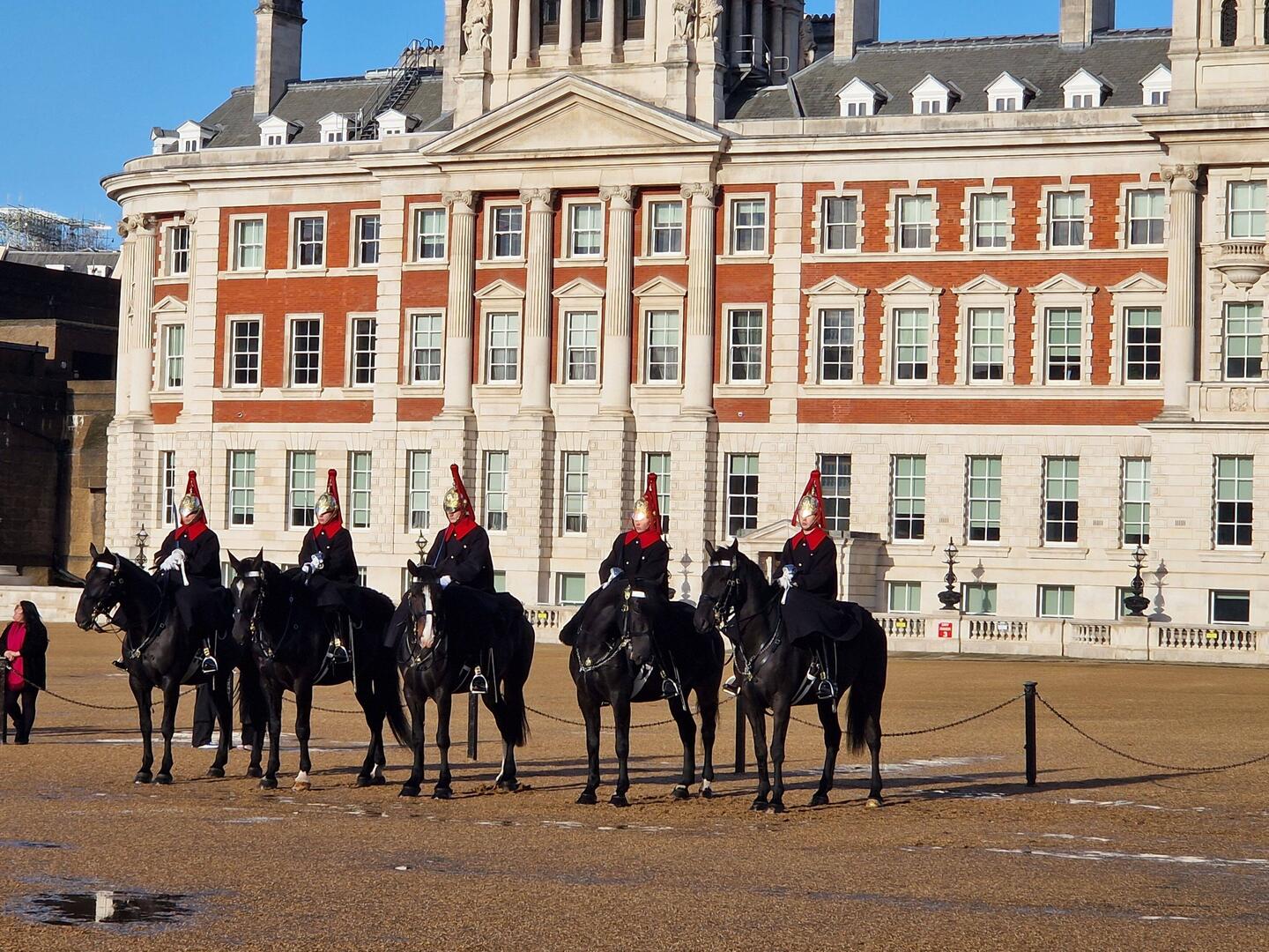 Wachablösung hoch zu Ross