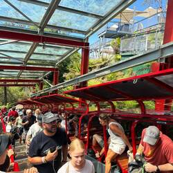 Railway Incline mit 128% Gefälle = 52 Grad