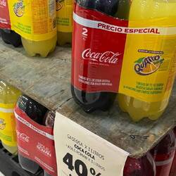 Six liters of soda for about $3.00