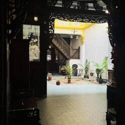 Inner courtyard of the Peranakan House