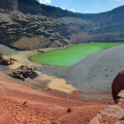 El Golfo, der grüne See