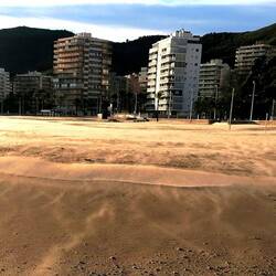 Sturm 5-7bft,aber 15 Grad