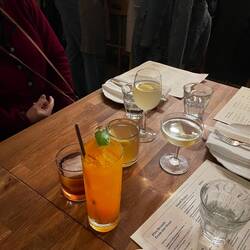 Mule, sichuan vesper, French 75, hot toddy