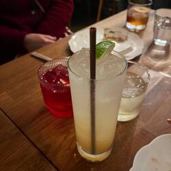 Beet Negroni, milk ounces, Paloma