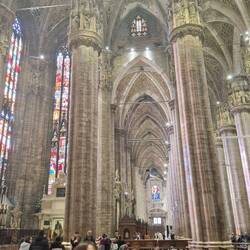 Inside Milan Cathedral