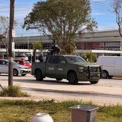 Überall Polizei und Militär